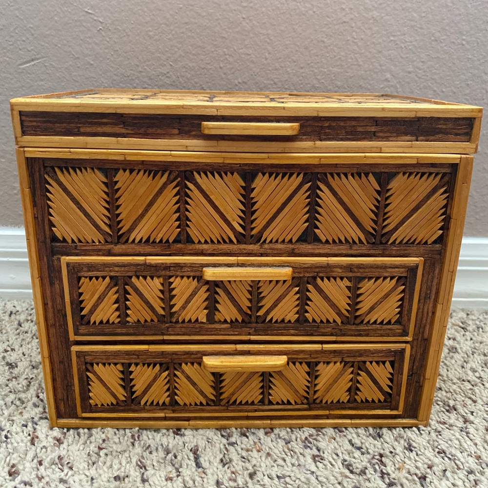 Wooden Jewelry Chest